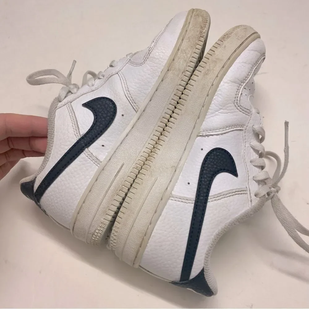 Nike Air Force 1 Low top White Black CZ1685-100 kids sneakers shoes youth 2.5Y